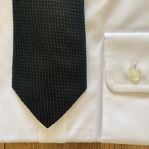 Casper Modern Cut BURBERRY Black Silk Tie